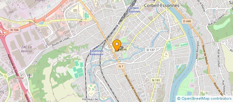 localisation de l'entreprise MONSIEUR MATHIEU CHAMPLAIN à CORBEIL-ESSONNES