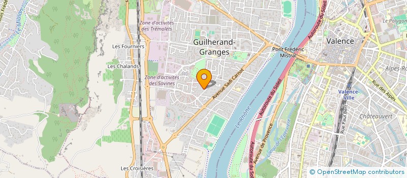 localisation de l'entreprise MONSIEUR MATHIEU CHANTEPERDRIX  GUILHERAND-GRANGES