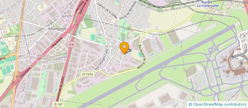 localisation de l'entreprise MONSIEUR MATHIEU CHARACHE  WISSOUS