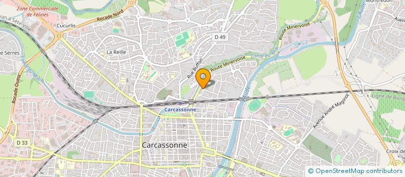localisation de l'entreprise MONSIEUR MATHIEU CHARDINE à CARCASSONNE