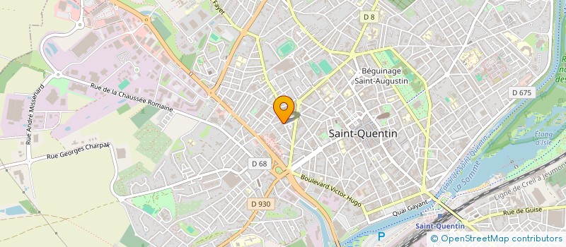 localisation de l'entreprise MONSIEUR MATHIEU CHARLES BERN DANDOY  SAINT-QUENTIN