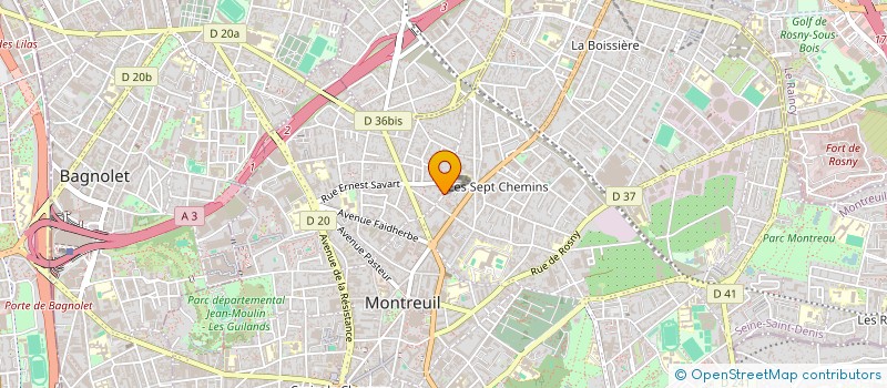 localisation de l'entreprise MONSIEUR MATHIEU CHARLES GARDES à MONTREUIL