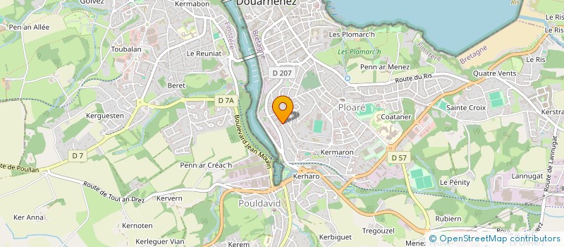 localisation de l'entreprise MONSIEUR MATHIEU CHARLES LASSERRE à DOUARNENEZ