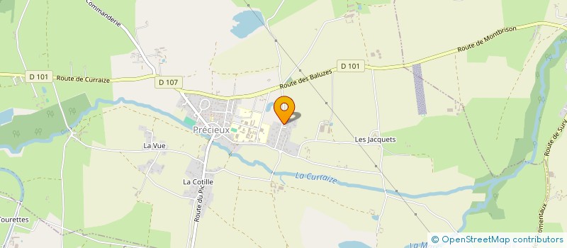 localisation de l'entreprise MONSIEUR MATHIEU CHARLET à PRECIEUX