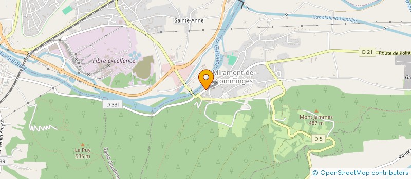 localisation de l'entreprise MONSIEUR MATHIEU CHARTIER  MIRAMONT-DE-COMMINGES