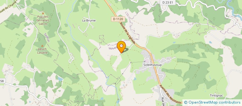 localisation de l'entreprise MONSIEUR MATHIEU CHASSAGNE  NAVES