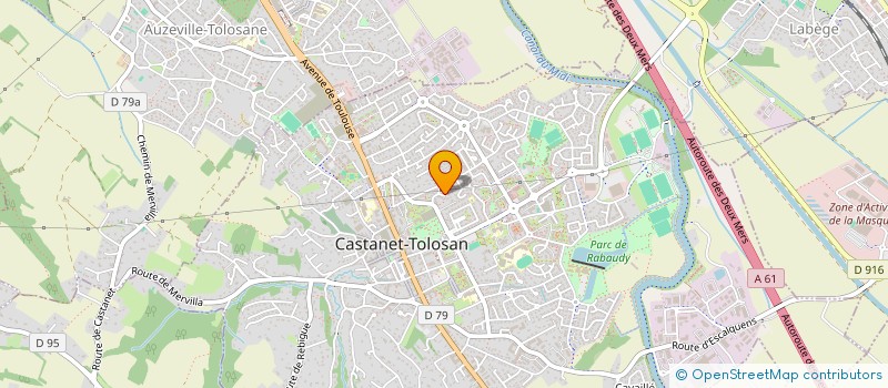 localisation de l'entreprise MONSIEUR MATHIEU CHATEL à CASTANET-TOLOSAN