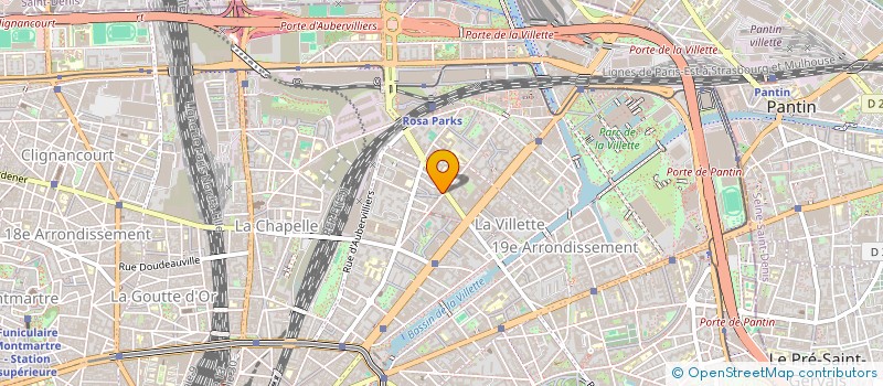 localisation de l'entreprise MONSIEUR MATHIEU CHAUVIN  PARIS