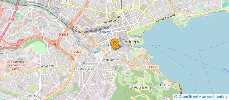 localisation de l'entreprise MONSIEUR MATHIEU CHEROUX à ANNECY