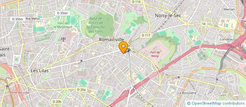 localisation de l'entreprise MONSIEUR MATHIEU CHERTIER  ROMAINVILLE