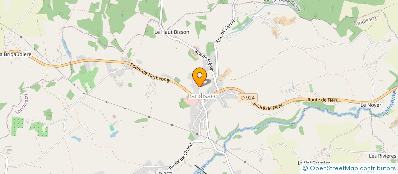 localisation de l'entreprise MONSIEUR MATHIEU CHESNAIS  LANDISACQ