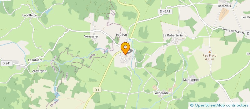 localisation de l'entreprise MONSIEUR MATHIEU CHESTERMAN  FURSAC