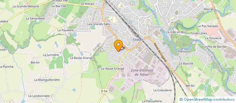 localisation de l'entreprise MONSIEUR MATHIEU CHETANEAU à CLISSON