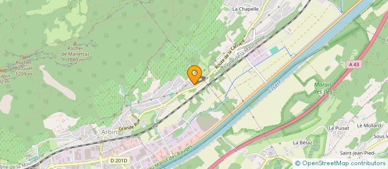 localisation de l'entreprise MONSIEUR MATHIEU CHEVALIER  ARBIN