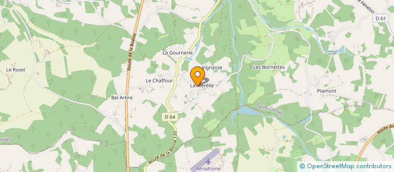 localisation de l'entreprise MONSIEUR MATHIEU CHEVALIER à SAINT-GENIES