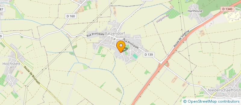 localisation de l'entreprise MONSIEUR MATHIEU CHEVAUCHEE  BATZENDORF