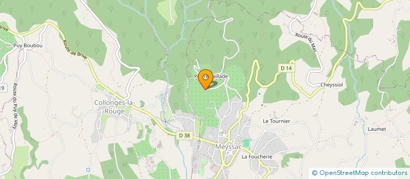 localisation de l'entreprise MONSIEUR MATHIEU CHEYSSIAL  MEYSSAC