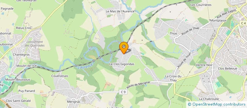 localisation de l'entreprise MONSIEUR MATHIEU CHEZE  ISLE