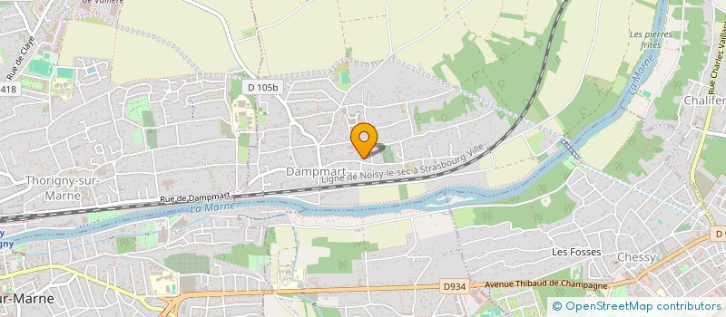 localisation de l'entreprise MONSIEUR MATHIEU CHOFFARDET  DAMPMART