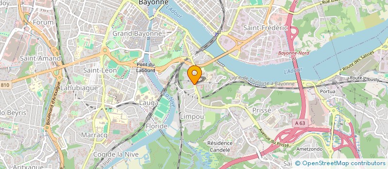 localisation de l'entreprise MONSIEUR MATHIEU CHOTARD à BAYONNE