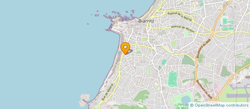 localisation de l'entreprise MONSIEUR MATHIEU CHRISOSTOME à BIARRITZ