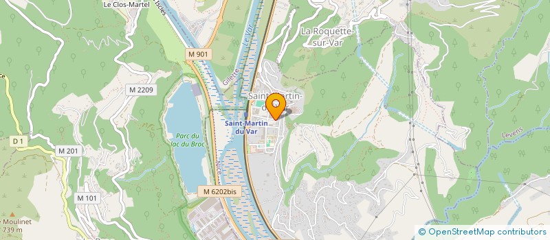 localisation de l'entreprise MONSIEUR MATHIEU CIARAFONI  SAINT-MARTIN-DU-VAR