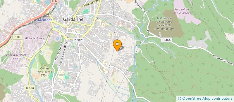 localisation de l'entreprise MONSIEUR MATHIEU CIAVALDINI à GARDANNE