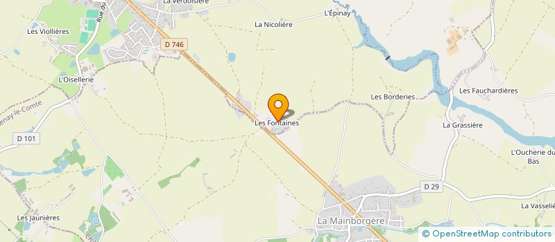 localisation de l'entreprise MONSIEUR MATHIEU CLAUDE  RIVES DE L'YON