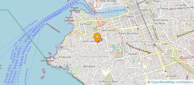localisation de l'entreprise MONSIEUR MATHIEU CLAUDE-SANCHEZ à MARSEILLE 7EME