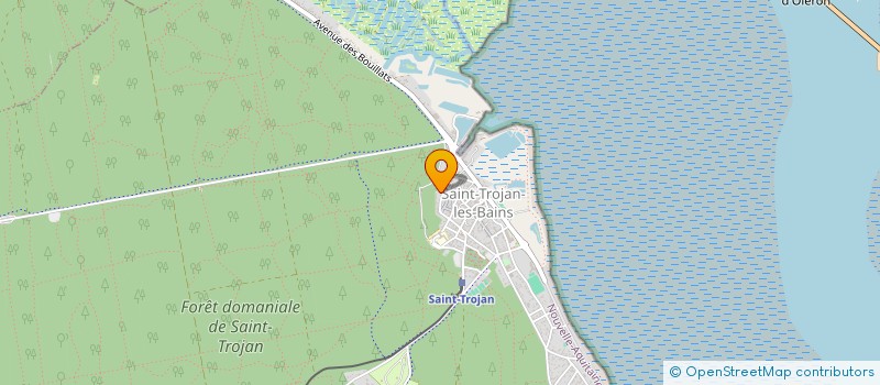 localisation de l'entreprise MONSIEUR MATHIEU CLAUDON  SAINT-TROJAN-LES-BAINS