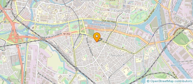localisation de l'entreprise MONSIEUR MATHIEU CLAUSS à STRASBOURG