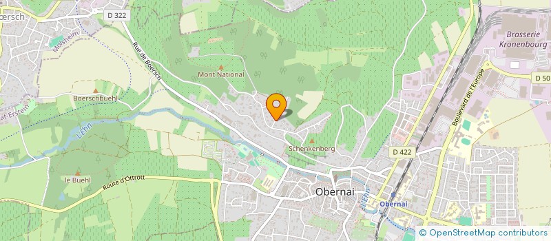 localisation de l'entreprise MONSIEUR MATHIEU CLAUSS à OBERNAI