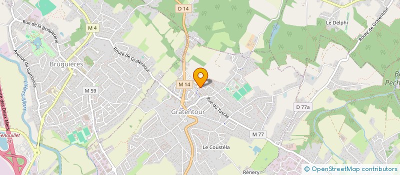 localisation de l'entreprise MONSIEUR MATHIEU CLAVERY  GRATENTOUR