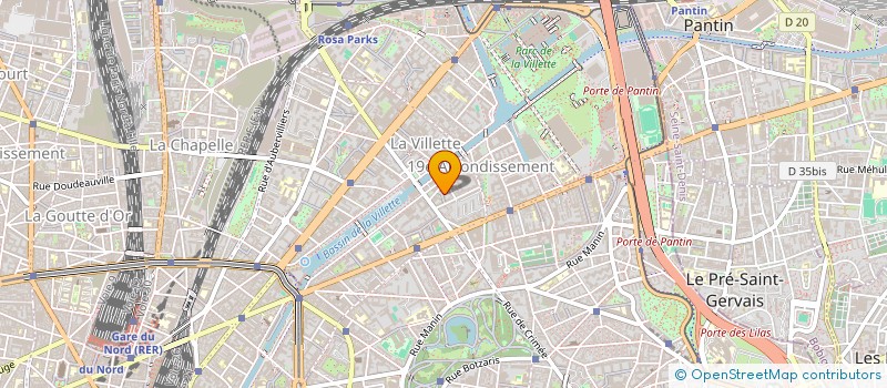 localisation de l'entreprise MONSIEUR MATHIEU CLERVOY  PARIS