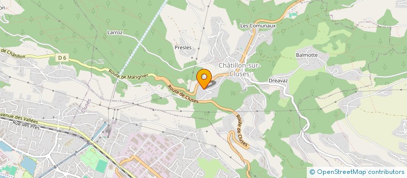 localisation de l'entreprise MONSIEUR MATHIEU COHEN  CHATILLON-SUR-CLUSES