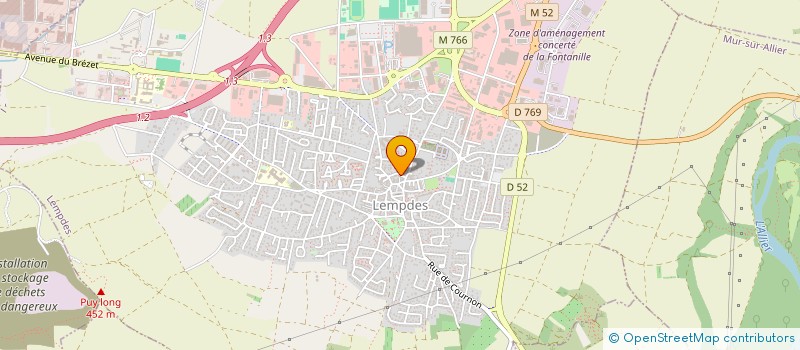 localisation de l'entreprise MONSIEUR MATHIEU COLLIN  LEMPDES