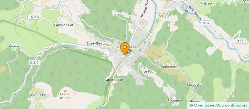 localisation de l'entreprise MONSIEUR MATHIEU COLOM à SEIX