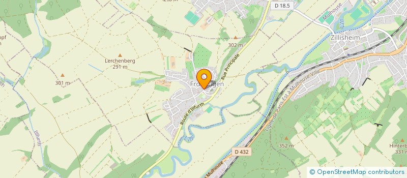 localisation de l'entreprise MONSIEUR MATHIEU COLOMBE  FRNINGEN