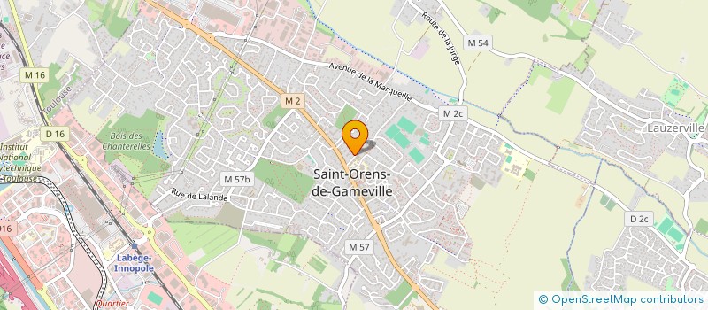localisation de l'entreprise MONSIEUR MATHIEU COMBES à SAINT-ORENS-DE-GAMEVILLE
