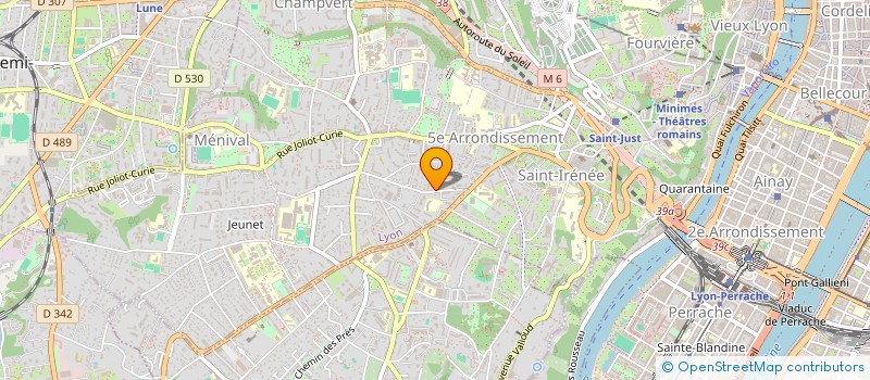 localisation de l'entreprise MONSIEUR MATHIEU COMBET à LYON