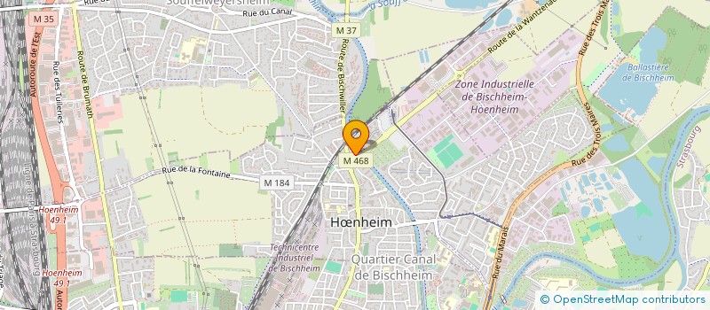 localisation de l'entreprise MONSIEUR MATHIEU COMMINGES  HNHEIM