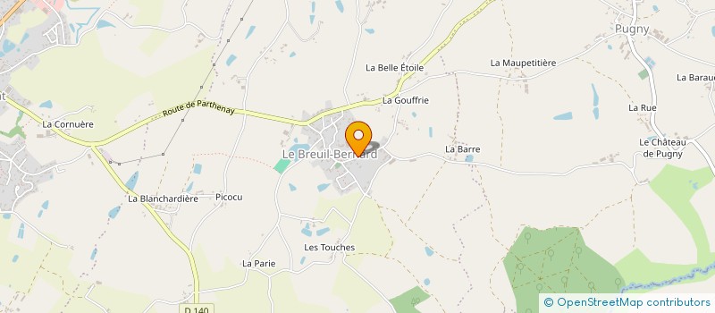 localisation de l'entreprise MONSIEUR MATHIEU COMPAGNON  MONCOUTANT-SUR-SEVRE