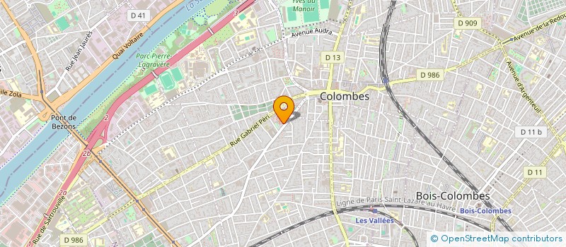 localisation de l'entreprise MONSIEUR MATHIEU COMPIANI à COLOMBES