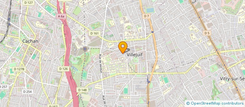 localisation de l'entreprise MONSIEUR MATHIEU COMPIN à VILLEJUIF