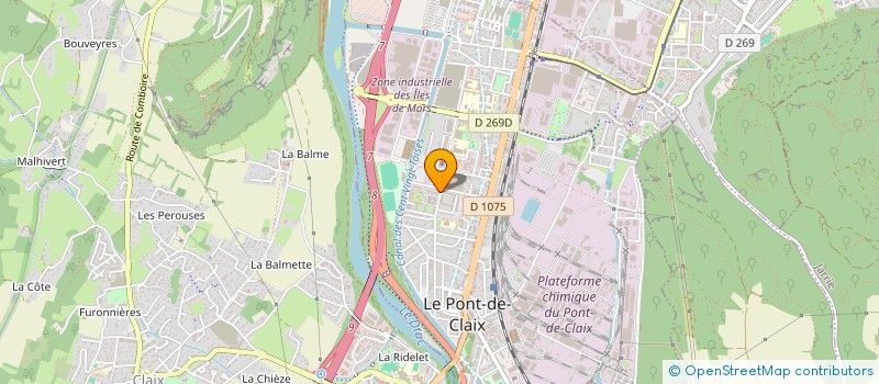 localisation de l'entreprise MONSIEUR MATHIEU CONCONI  LE PONT-DE-CLAIX