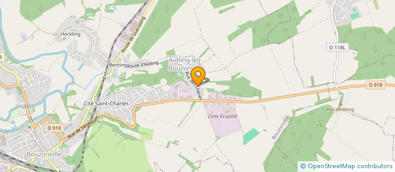 localisation de l'entreprise MONSIEUR MATHIEU CONDELLO  VLFLING-LES-BOUZONVILLE