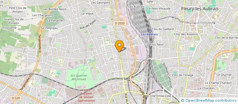 localisation de l'entreprise MONSIEUR MATHIEU CONNAULT à ORLEANS