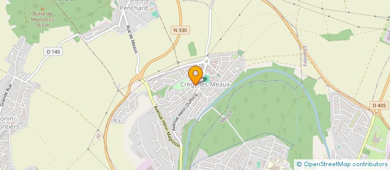 localisation de l'entreprise MONSIEUR MATHIEU CONSTANT  CREGY-LES-MEAUX