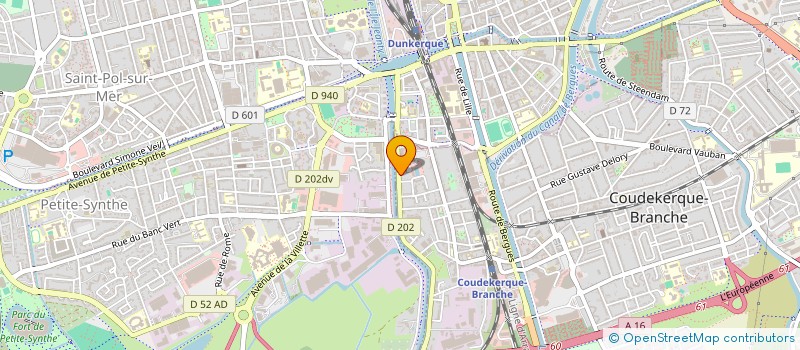 localisation de l'entreprise MONSIEUR MATHIEU CONTE  COUDEKERQUE-BRANCHE