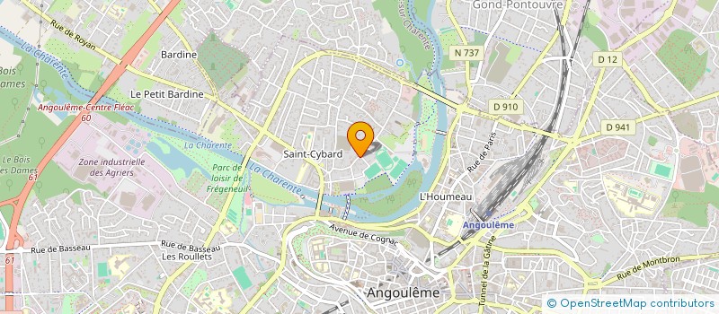 localisation de l'entreprise MONSIEUR MATHIEU CONTRE à ANGOULEME